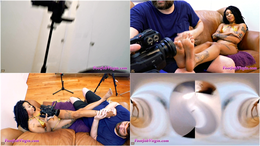 footjobvirgin - Tall Tatted Stripper Toe Suck and Catwalk