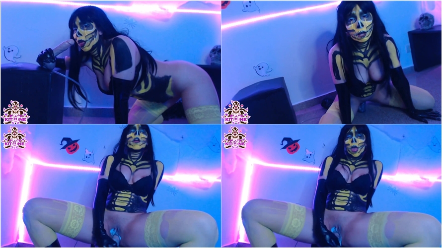 Black Kitsune - Halloween Makeup Neon:MasturbationandPOVBJ