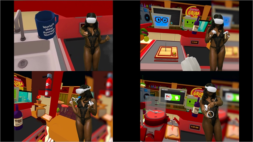 EbonyButts21 - Play Job Simulator on Oculus Quest with me
