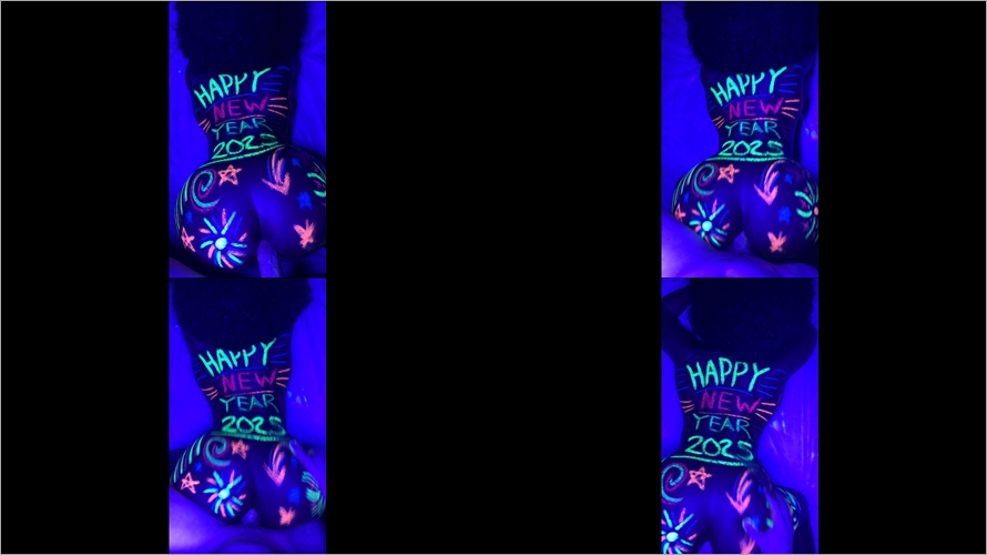 EbonyButts21 - New Years Eve Party Interracial Anal