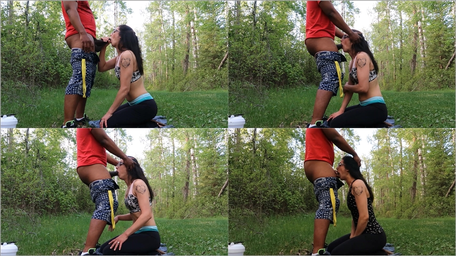 Mandysnacks - BBC Throat Fuck and Facial