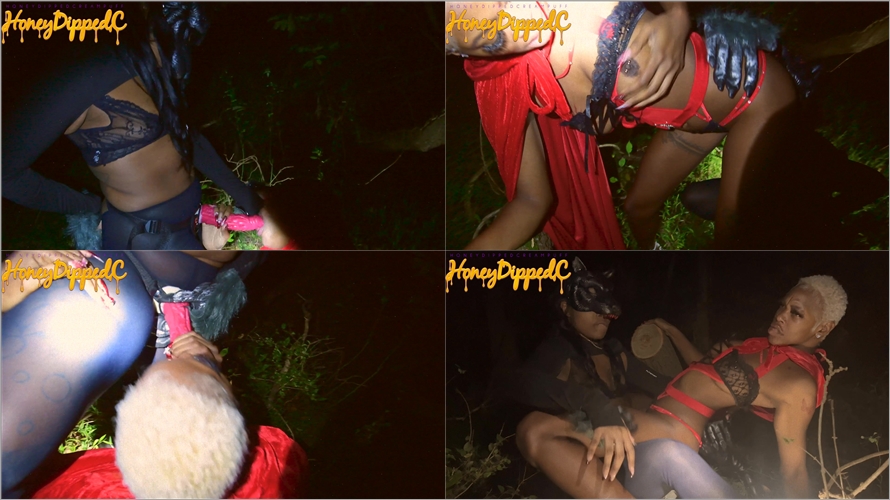 Honeydippedcreampuff - Little Red Slut & the Big Bad Wolf Pussy ft ManitheMuse