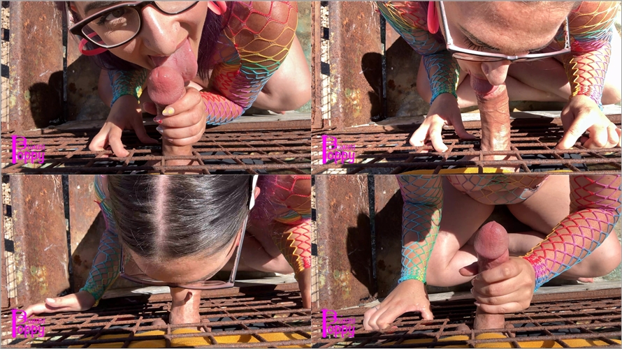 Princess_Poppy - Outdoor Caged Blowjob
