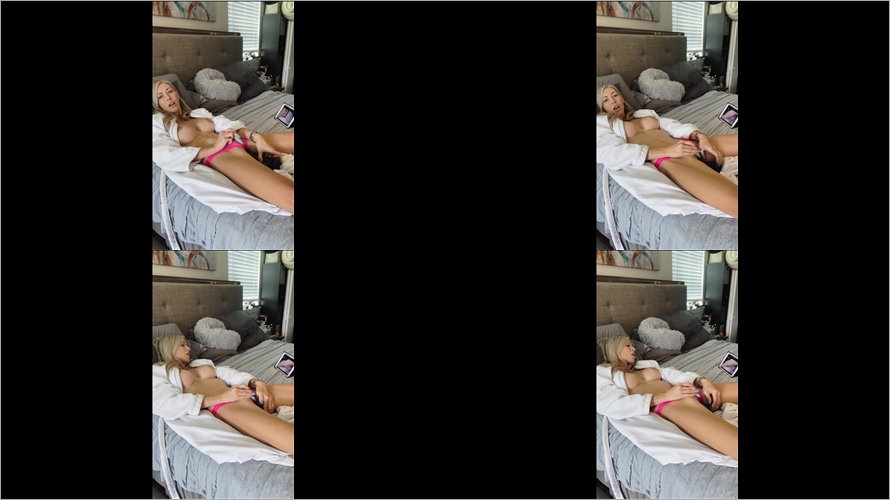 HOLLYHOTWIFE - Solo Play PINK panties