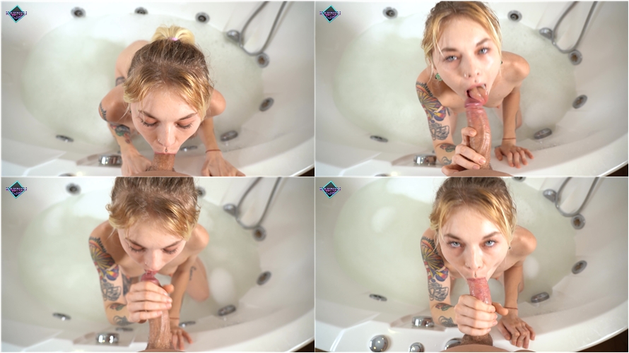 Karneli_Bandi - Deepthroat from hot blonde in jacuzzi