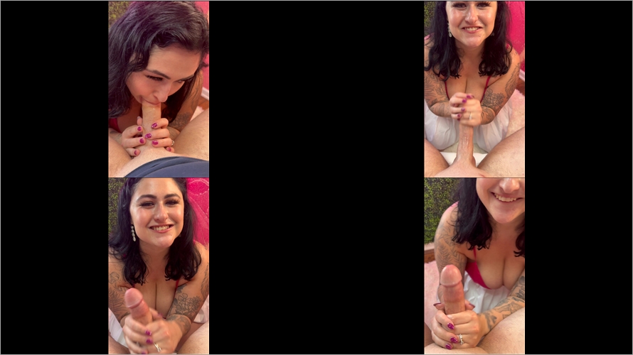 Josie Jaxxon - Hotwife Story Time! Sloppy Blowjob + Huge Facial